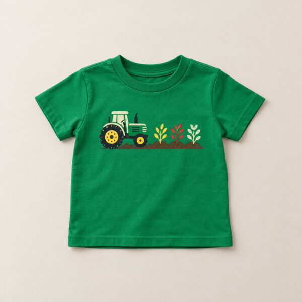 Product image Kelly Green Tractor Row Toddler Tee