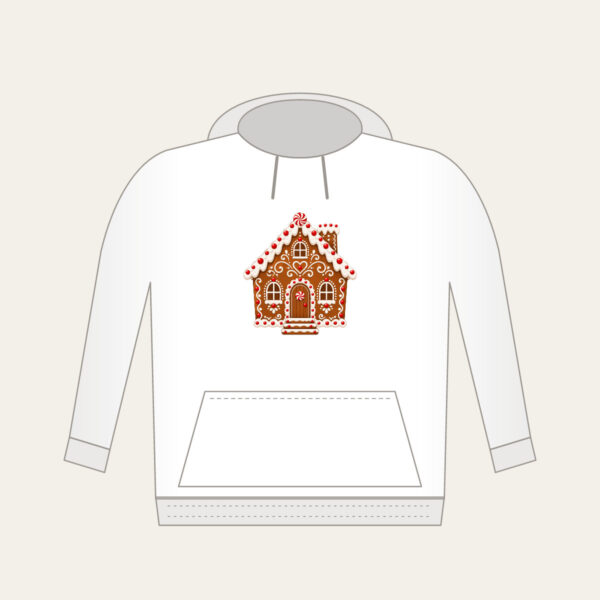 Product image Gingerbread Cottage with Icing Swirls Hoodie