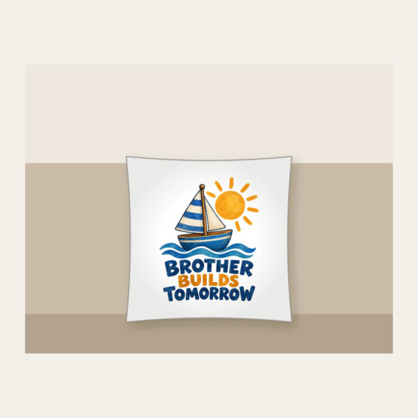 Product image Brother Builds Tomorrow Pillow