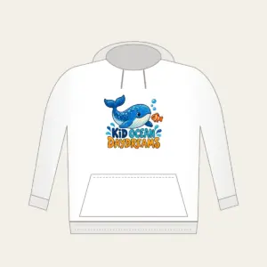 KID OCEAN DAYDREAMS Hoodie in white