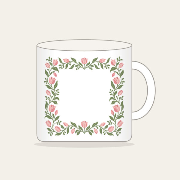 Product image Sage Vine and Tulip Border Mug