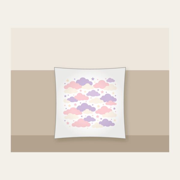 Product image Lilac Cloud Rows Pillow