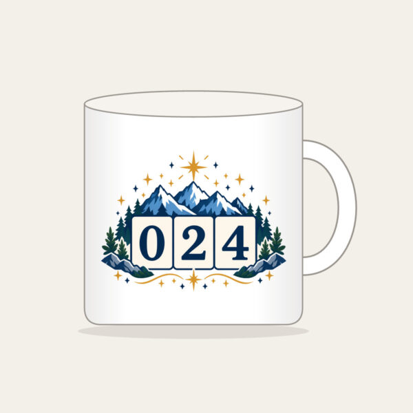 Product image Mountain and Star Border with 024 Mug