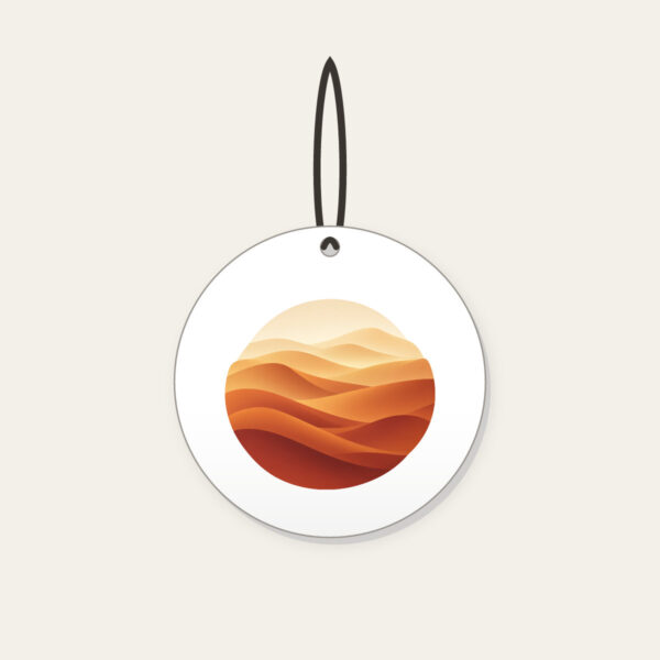 Product image Sand-to-Rust Dune Gradient Ceramic Ornament