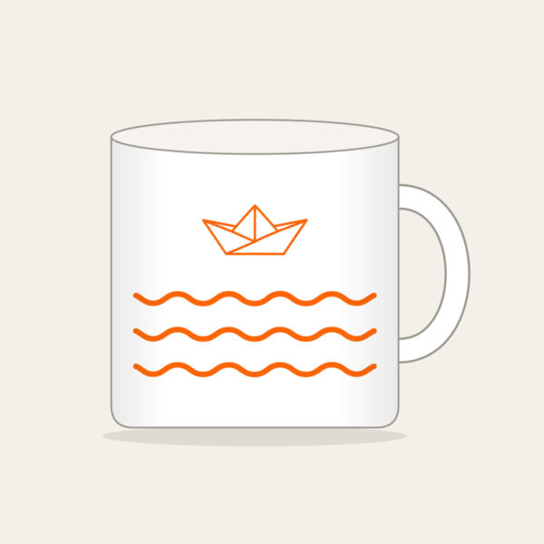 Product image Paper Boat on Ripples Mug