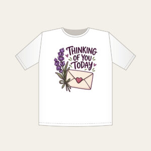 THINKING OF YOU TODAY T-Shirt in white
