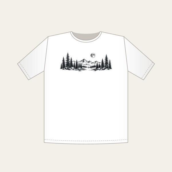 Product image Pine Tree Line and Crescent Moon T-Shirt