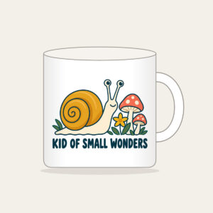 KID OF SMALL WONDERS Mug in white