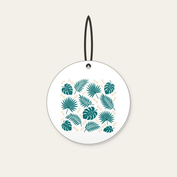 Product image Palm Leaves and Little Bones Ceramic Ornament