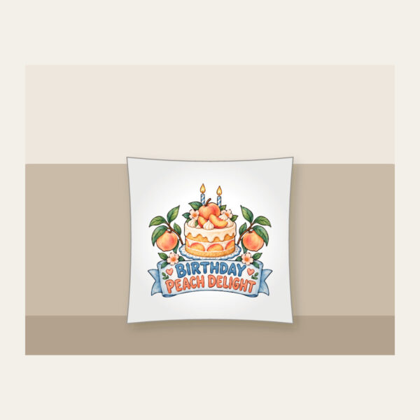 Product image Birthday Peach Delight Pillow