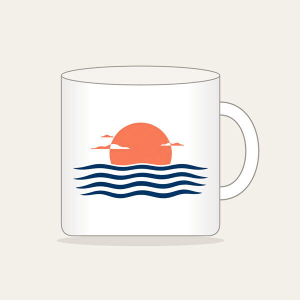 Product image Rising Sun over a Navy Horizon Mug