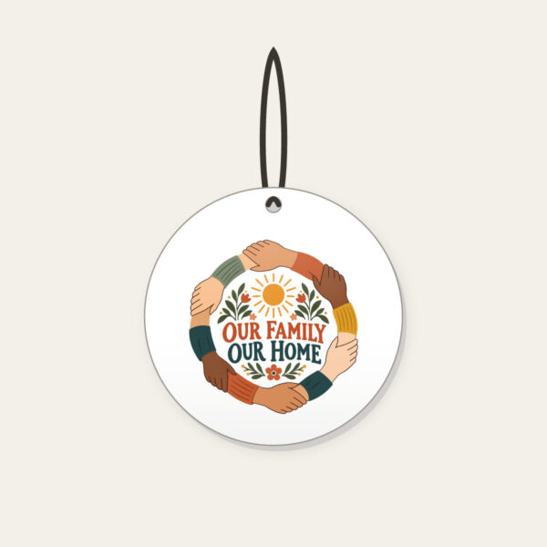 Product image Our Family Our Home Ceramic Ornament