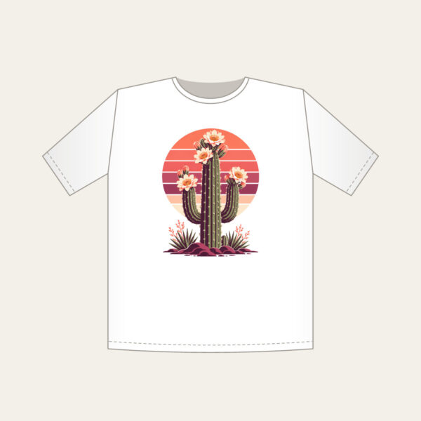 Product image Flowering Saguaro and Striped Sun T-Shirt