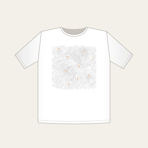 Product image Topographic Lines and Trail Markers T-Shirt
