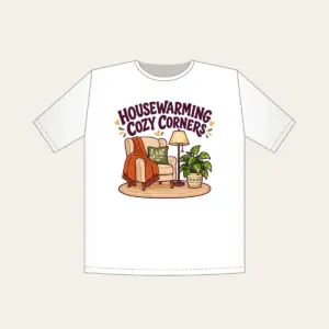 HOUSEWARMING COZY CORNERS T-Shirt in white