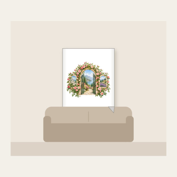 Product image Rose Garden Gate Arch Fleece Blanket