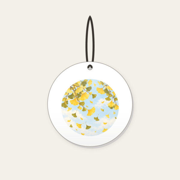 Product image Falling Ginkgo Leaves Ceramic Ornament