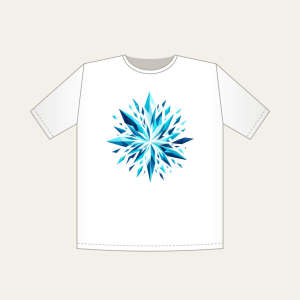 Product image Aqua Shards Bursting into Navy T-Shirt