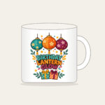 BIRTHDAY LANTERN GLOW Mug in white