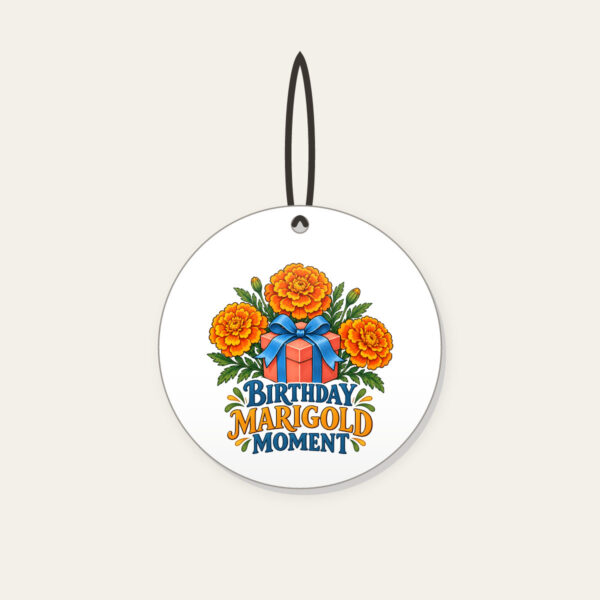 Product image Birthday Marigold Moment Ceramic Ornament