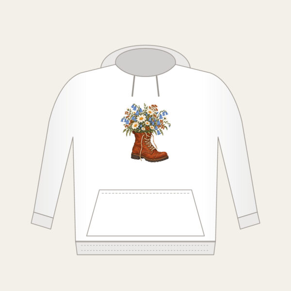 Product image Lace-Up Boot Overflowing with Daisies Hoodie