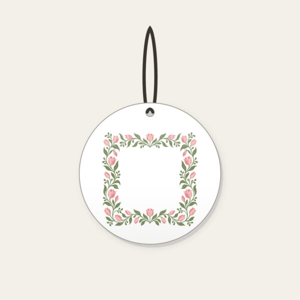 Product image Sage Vine and Tulip Border Ceramic Ornament