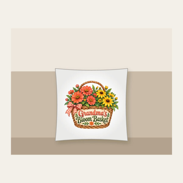 Product image Grandma's Bloom Basket Pillow
