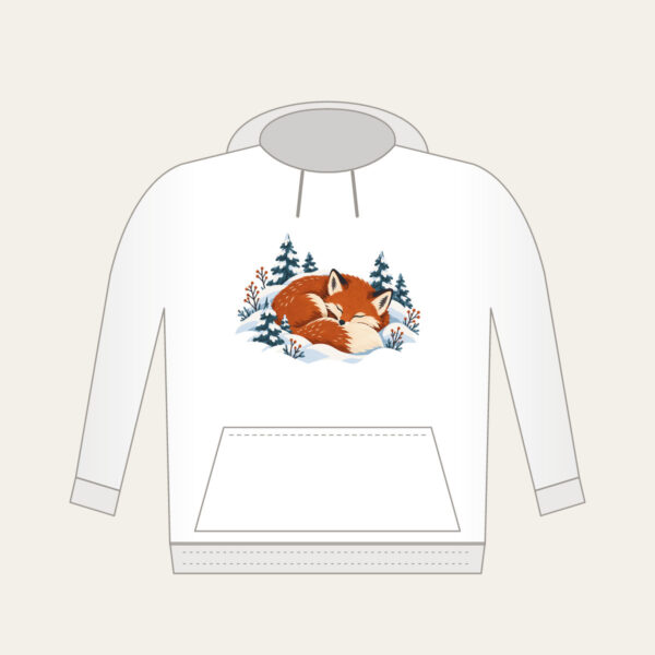 Product image Sleeping Fox Among Snowy Pines Hoodie
