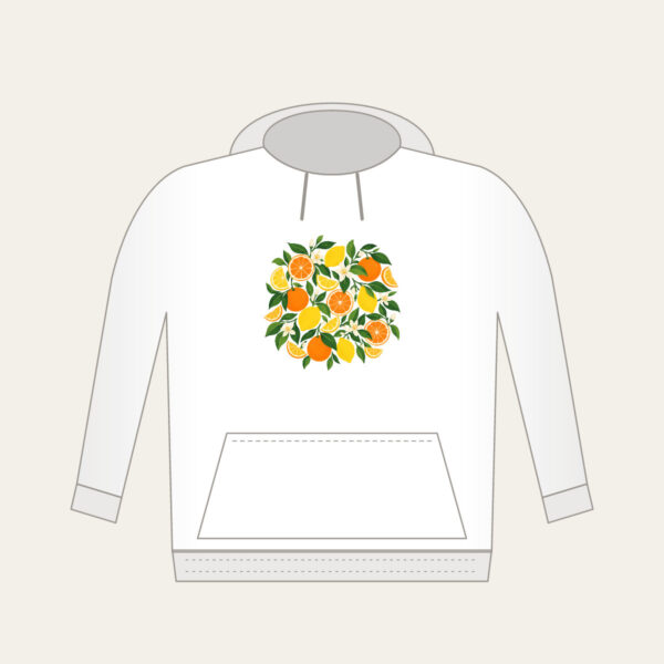 Product image Citrus Slice Sorbet Pattern Hoodie