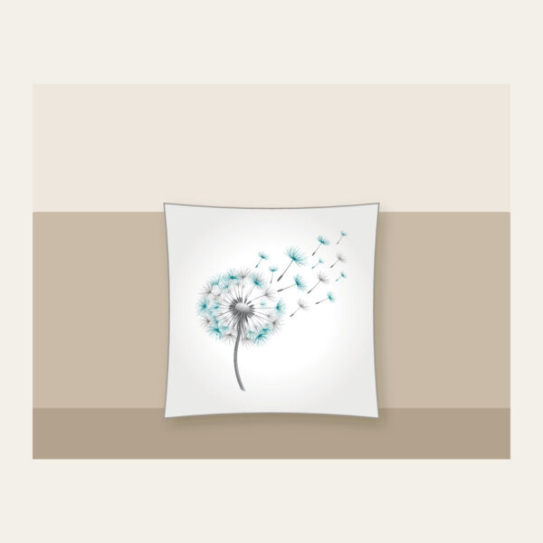 Product image Dandelion Seed Head Drifting Away Pillow