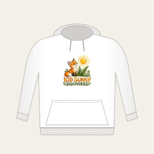 KID SUNNY DISCOVERIES Hoodie in white