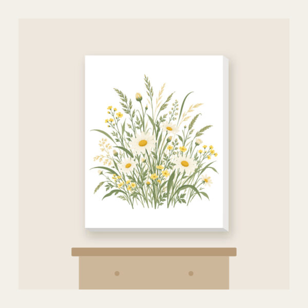 Product image Meadow Grass and Daisy Field Canvas Print