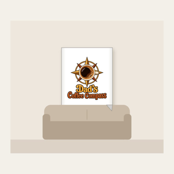 Product image Dad's Coffee Compass Fleece Blanket