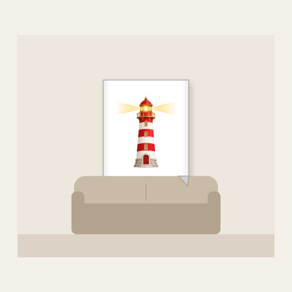 Product image Striped Lighthouse Beam Fleece Blanket