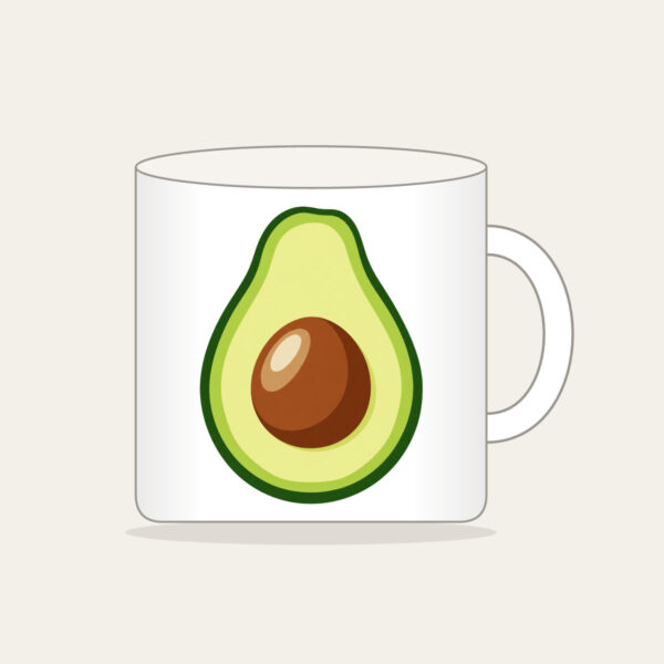 Product image Halved Avocado Study Mug