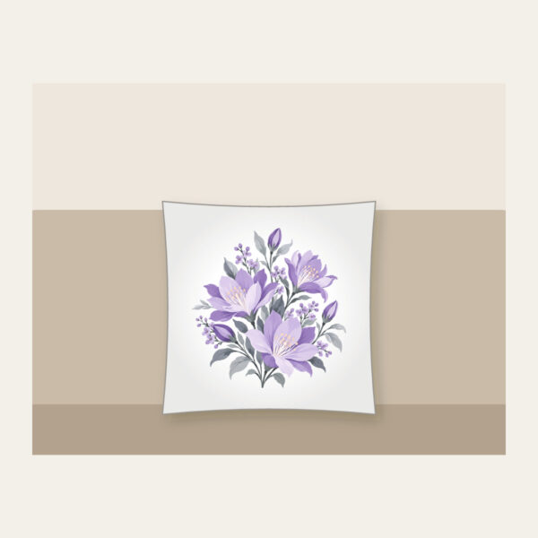 Product image Lilac Night-Blooming Floral Pattern Pillow