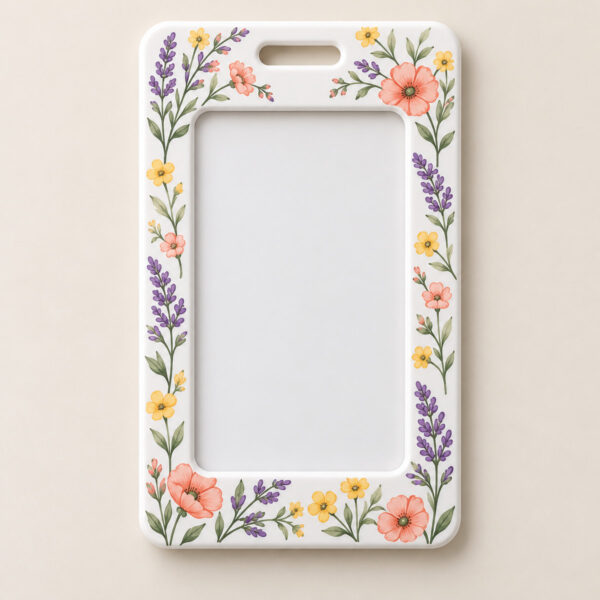 Product image Wildflower Vertical ID Badge Holder