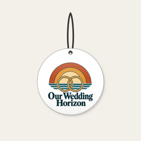 Product image Our Wedding Horizon Ceramic Ornament