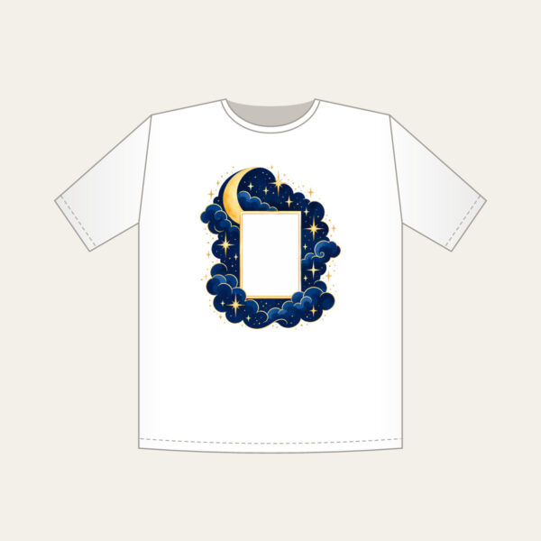Product image Starry Navy Sky with an Open Center T-Shirt