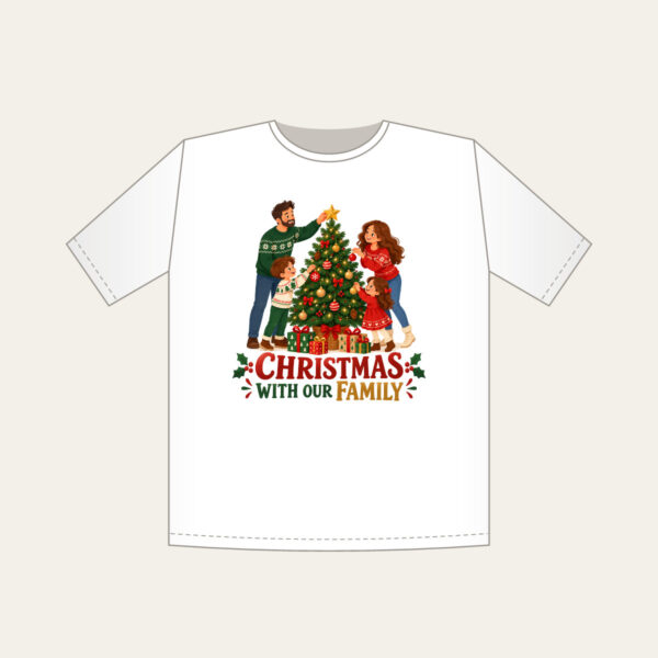 Product image Christmas with Our Family T-Shirt