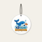 KID OCEAN DAYDREAMS Ceramic Ornament in white
