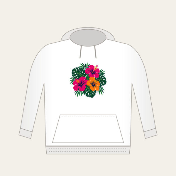 Product image Hibiscus and Monstera Midnight Hoodie