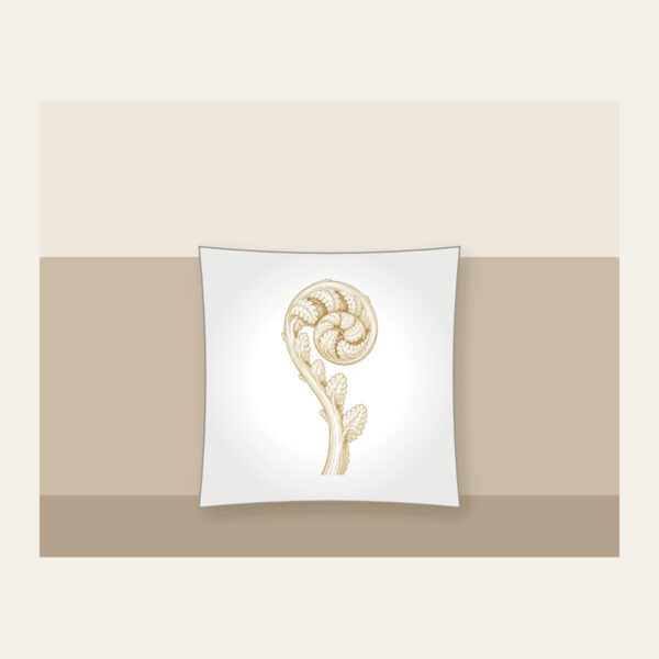 Product image Unrolling Fiddlehead Fern Pillow
