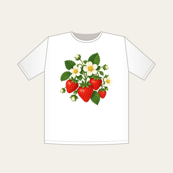 Product image Strawberry Cluster with Blossoms T-Shirt