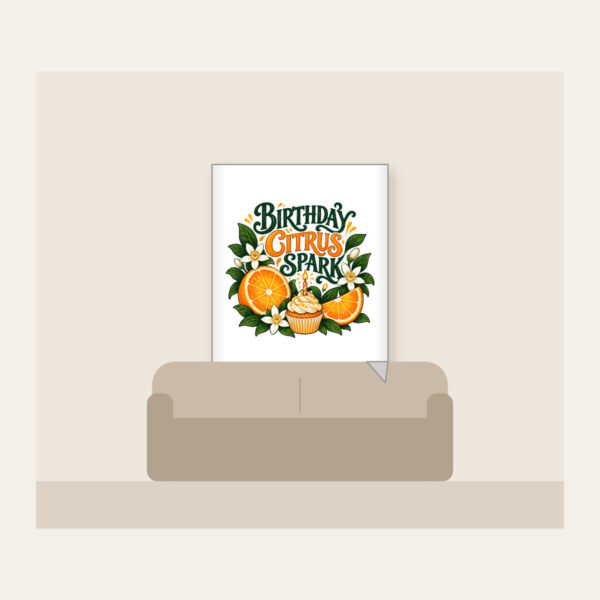 Product image Birthday Citrus Spark Fleece Blanket
