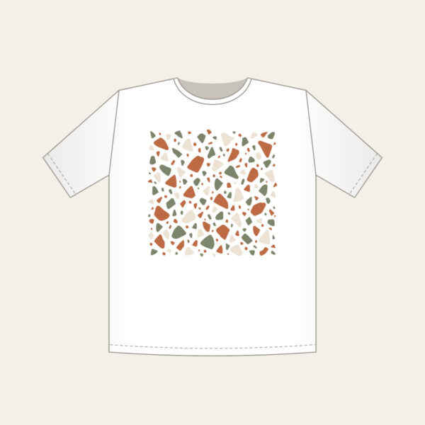 Product image Terracotta and Sage Terrazzo Chips T-Shirt