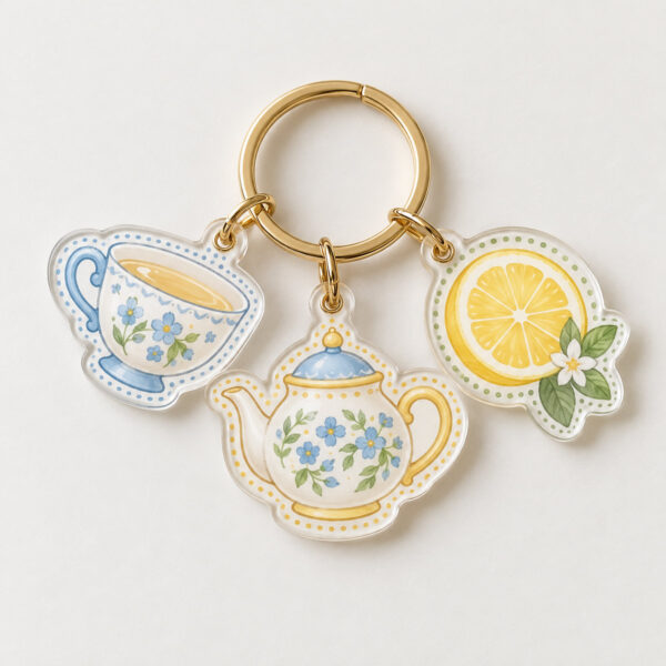 Product image Tea Time Three-Charm Keychain