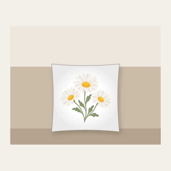 Product image Chain of Three Daisies Pillow