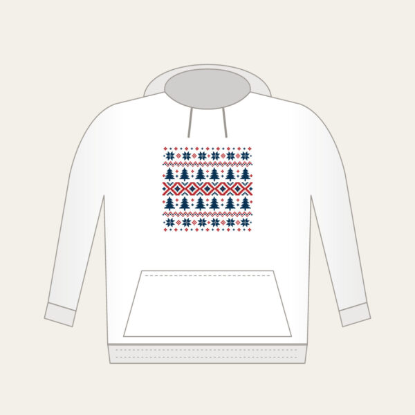Product image Fair-Isle Pines and Stars Hoodie