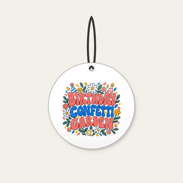 Product image Birthday Confetti Garden Ceramic Ornament